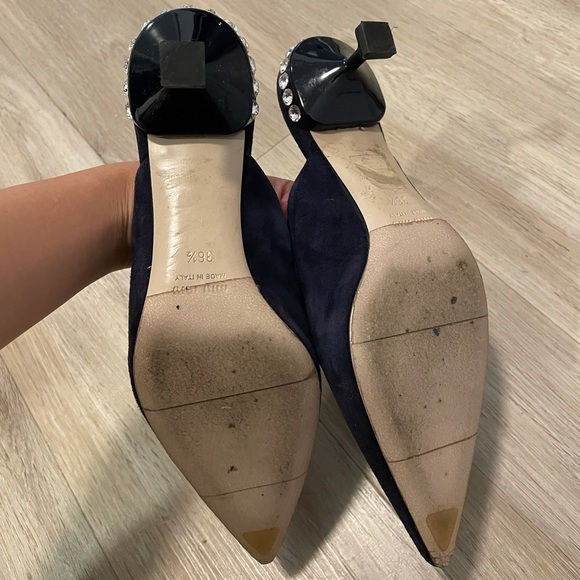 ❌SOLD❌Authentic Used Miu Miu Heels. Size 36.5 - Picture 2 of 5